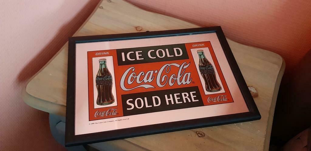 Reclamespiegel Coca-Cola, Verzamelen, Merken en Reclamevoorwerpen, Nieuw, Reclamebord, Ophalen of Verzenden