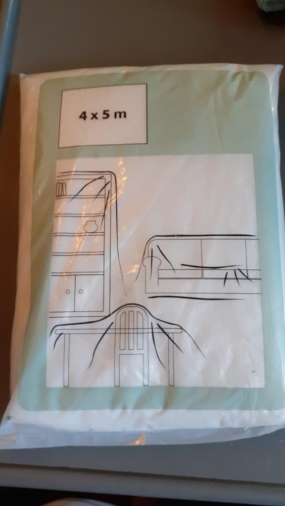Bache fin plastique protection meuble lors de travaux, Enlèvement ou Envoi, Neuf