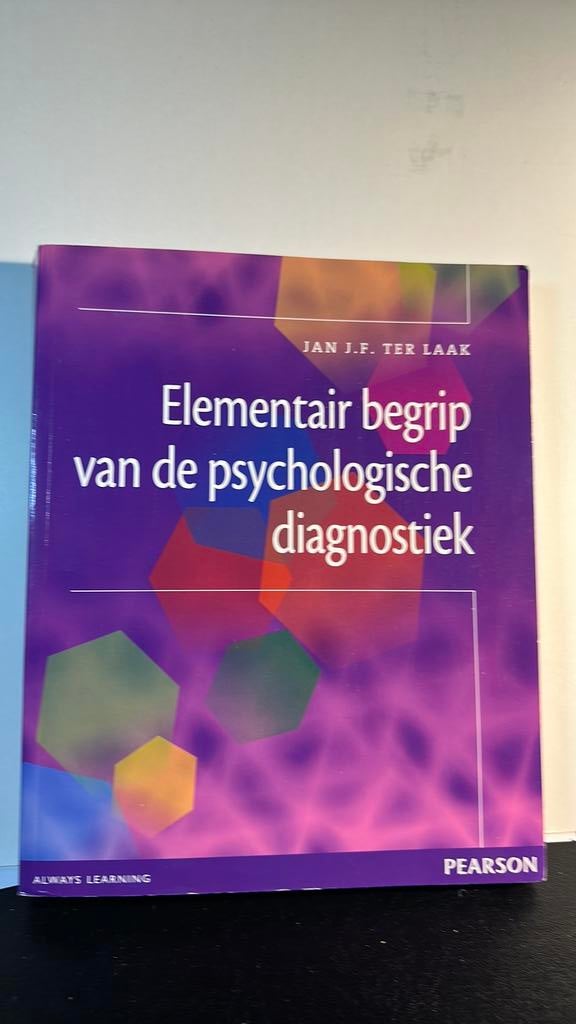 Elementair begrip van de psychologische diagnostiek, Boeken, Ophalen, Gelezen, Jan ter Laak
