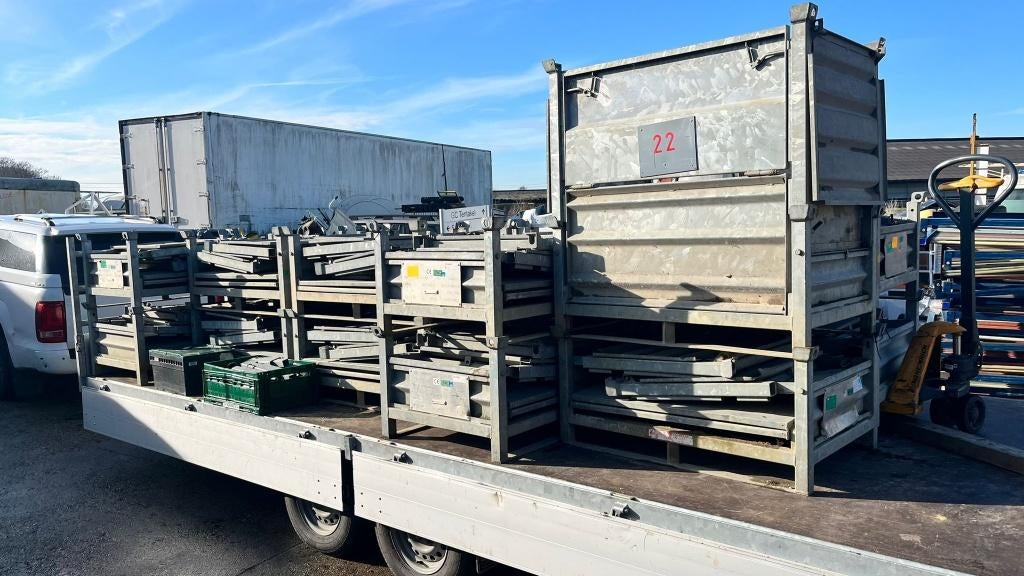Stalen palletcontainer, Doe-het-zelf en Bouw, Metalen, Ophalen