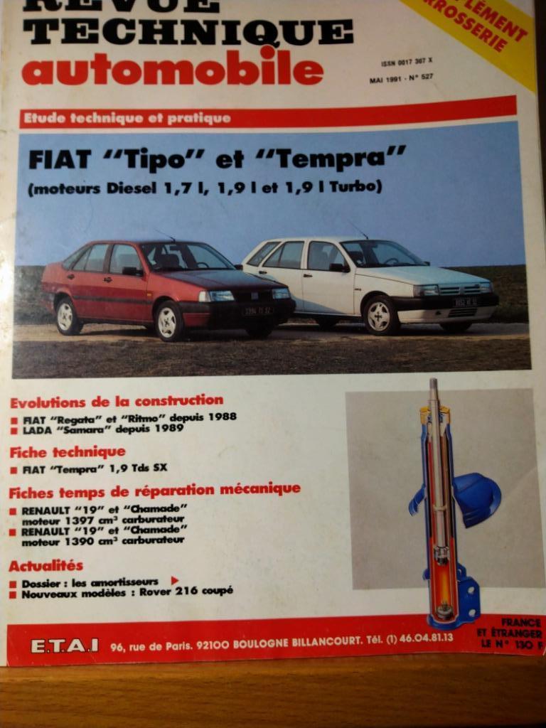 RTA - Fiat Tipo - Fiat Tempra - n527, Verzenden