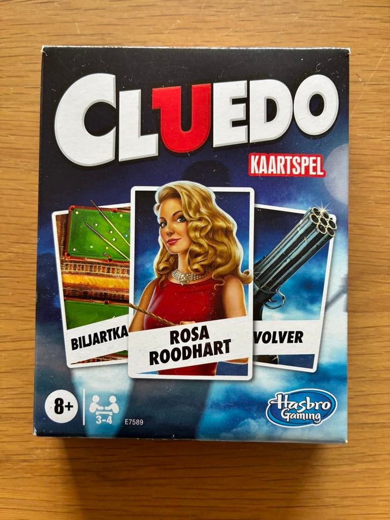 Hasbro Cluedo kaartspel, Ophalen of Verzenden, Zo goed als nieuw
