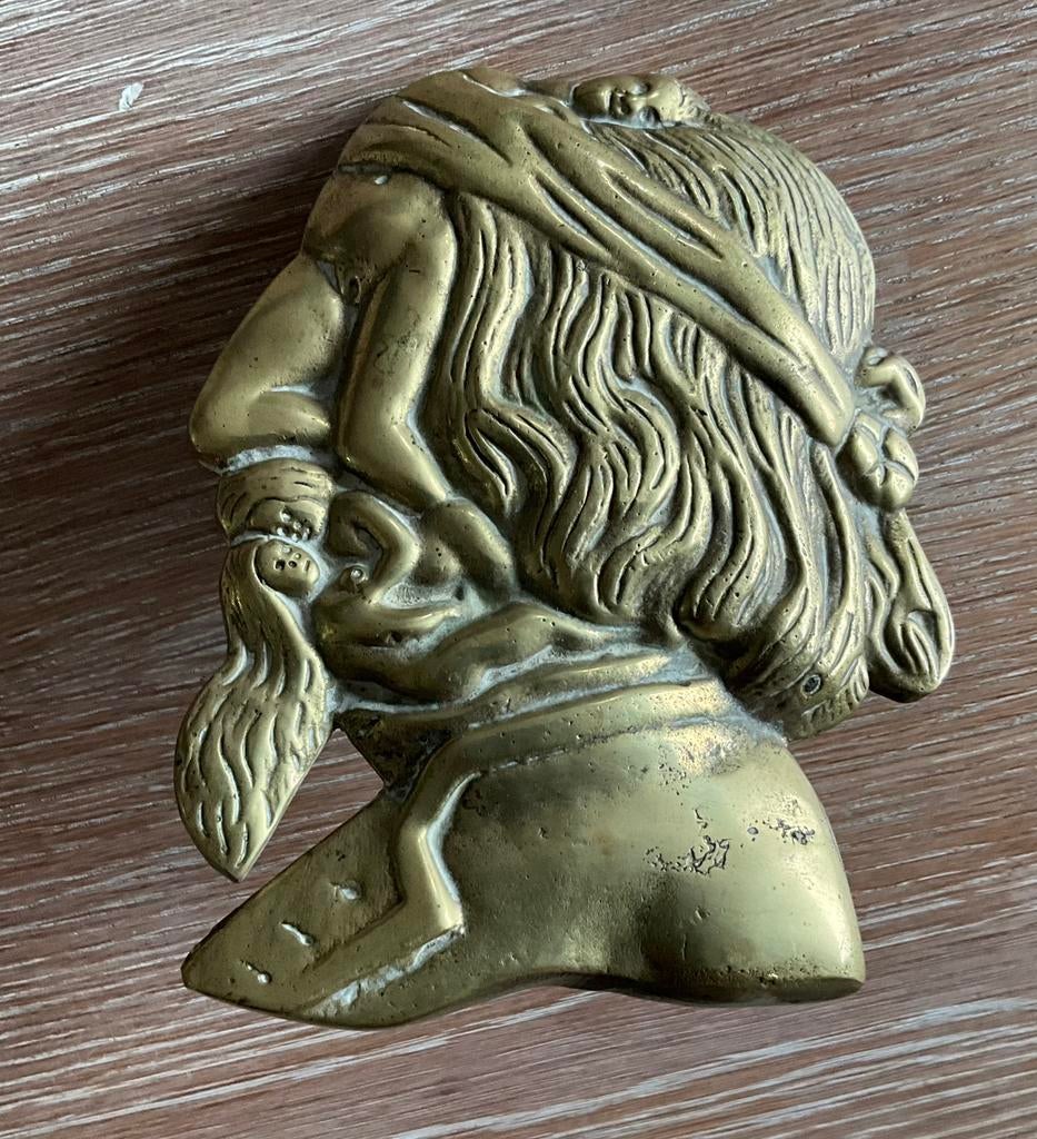 Brons beeld “What’s in a men’s mind “ naar Siegmund Freud, Ophalen of Verzenden, Koper