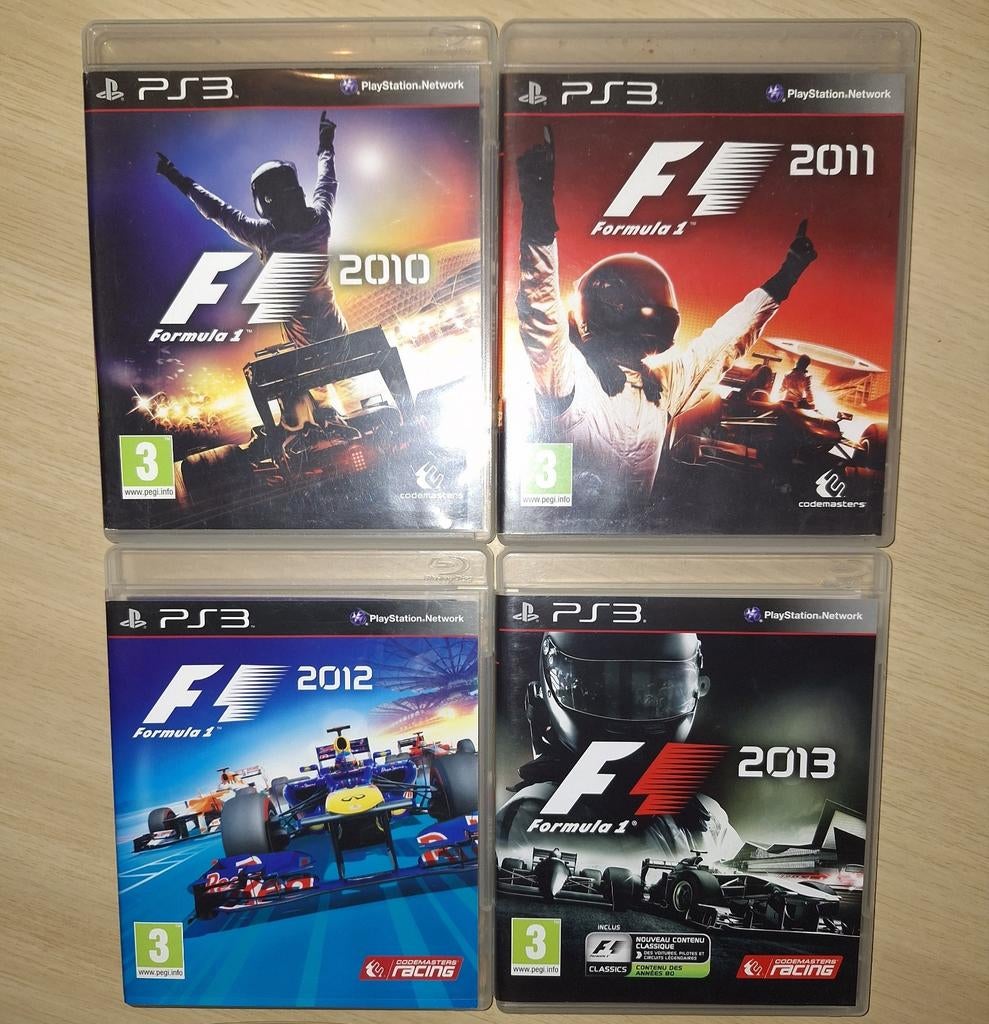 Formule 1: 2010, 2011, 2012 en 2013, Games en Spelcomputers, Games | Sony PlayStation 3, Ophalen of Verzenden, Zo goed als nieuw