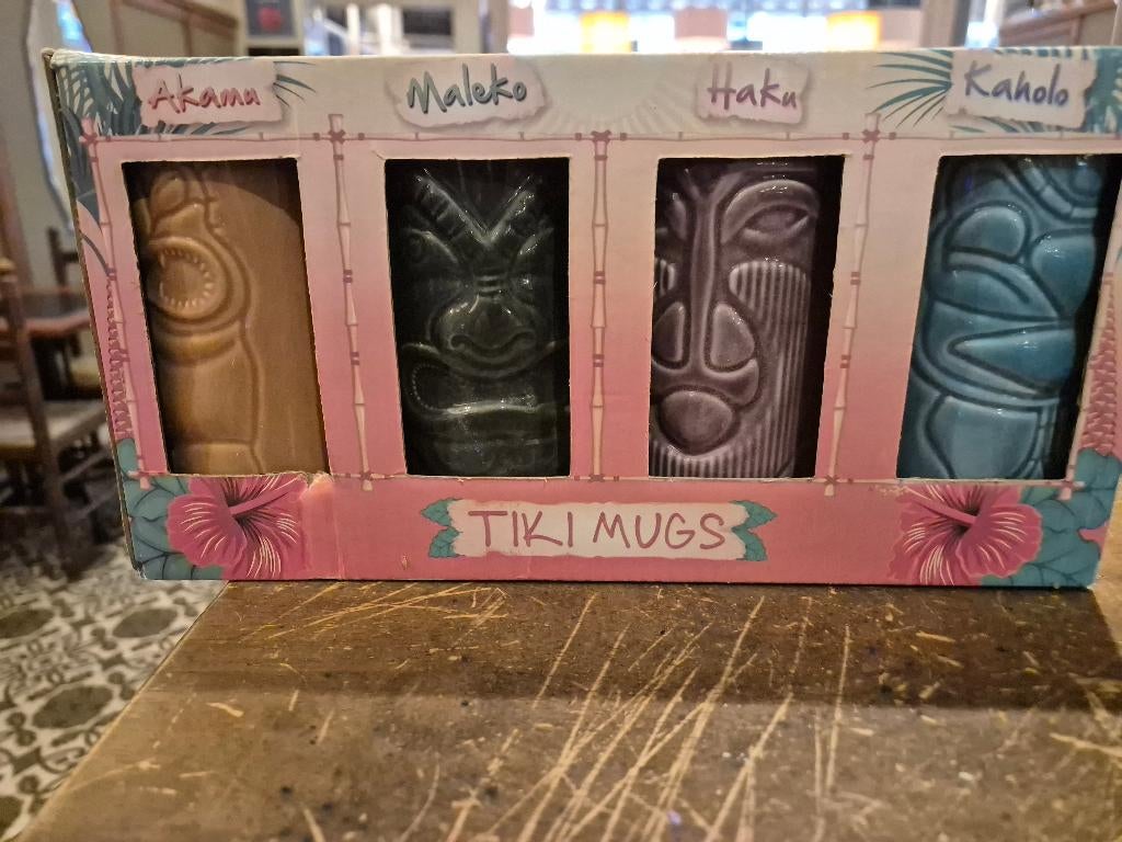 Tiki mugs, Huis en Inrichting, Ophalen, Nieuw, Keramiek, Kop(pen) en/of Schotel(s)
