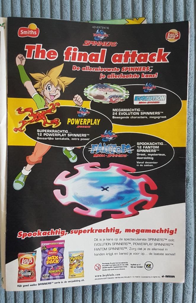 Spinners Beyblade The Final Attack, verzamel item, Verzenden, Spiek, Overige typen