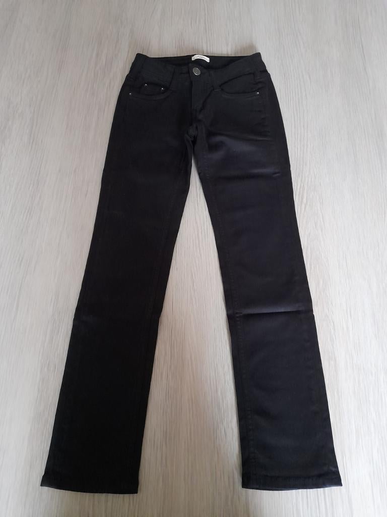 Zwarte jeansbroek Cimarron 128 ( nieuwstaat), Broek, Cimarron, Nieuw, Ophalen of Verzenden