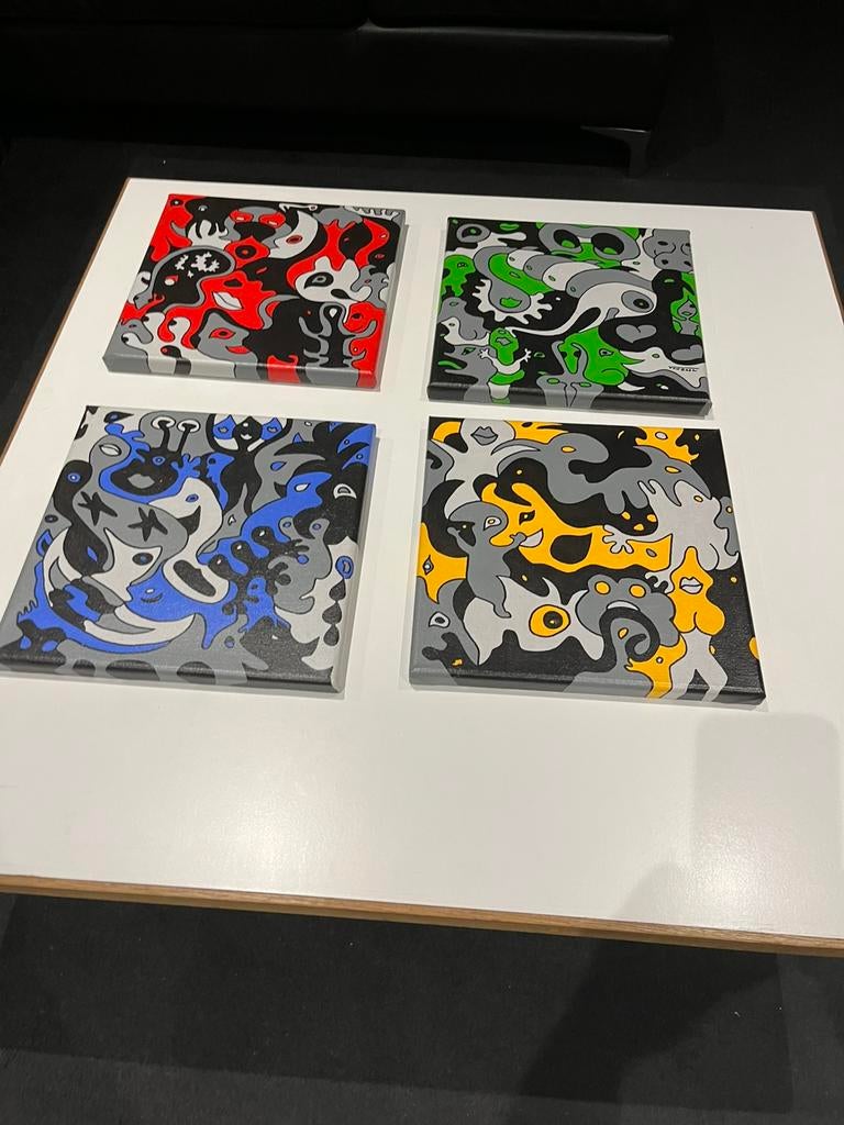 Schilderijtjes cois van dael, Antiek en Kunst, Kunst | Schilderijen | Modern, Ophalen