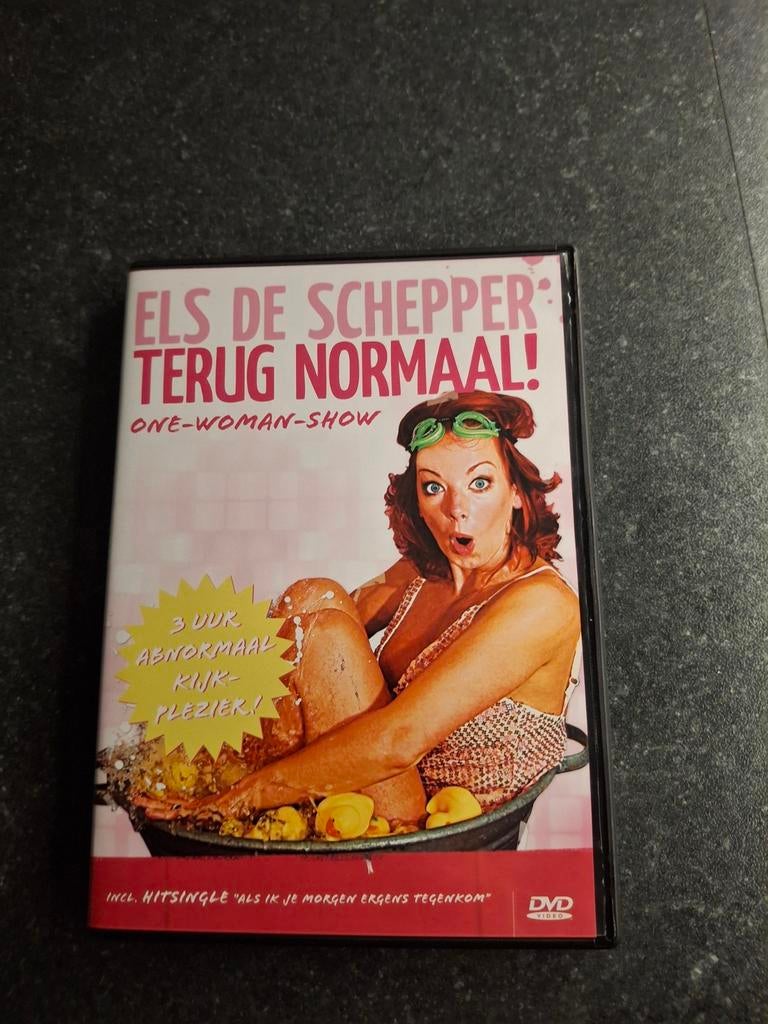 Dvd  els de schepper  terug normaal, Cd's en Dvd's, Ophalen of Verzenden