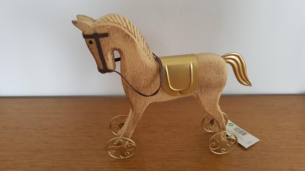 houten paard, Antiquités & Art, Art | Sculptures & Bois, Enlèvement ou Envoi