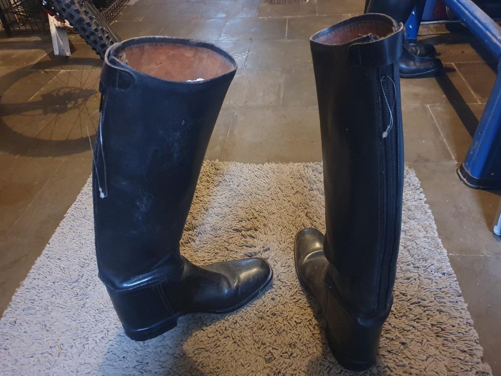 Rijlaarzen in bokskalf leder, Dieren en Toebehoren, Paardrijkleding, Ophalen
