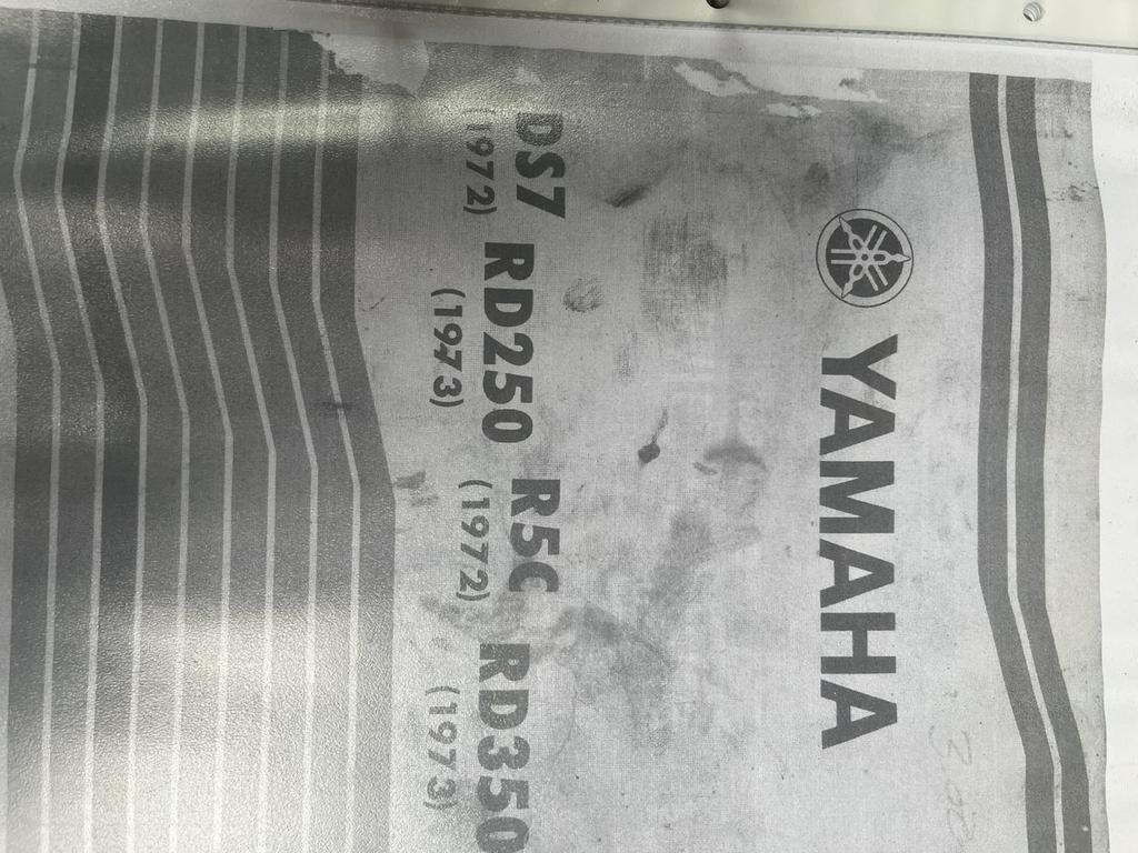 Yamaha rd 250/350 werkplaats boek, Ophalen
