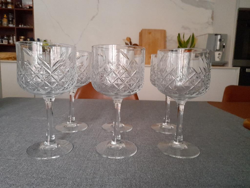 6 verres à cocktail XXL - État neuf !, Enlèvement, Comme neuf, Autres types