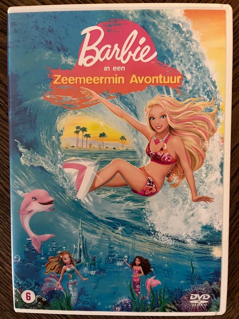DVD Barbie in een Zeemeermin Avontuur, Cd's en Dvd's, Avontuur, Ophalen of Verzenden, Zo goed als nieuw, Vanaf 6 jaar