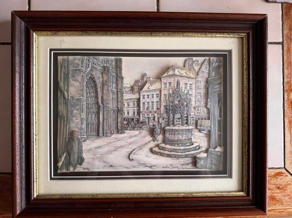 Anton Pieck, impression 3D, Anvers, Antiquités & Art, Enlèvement