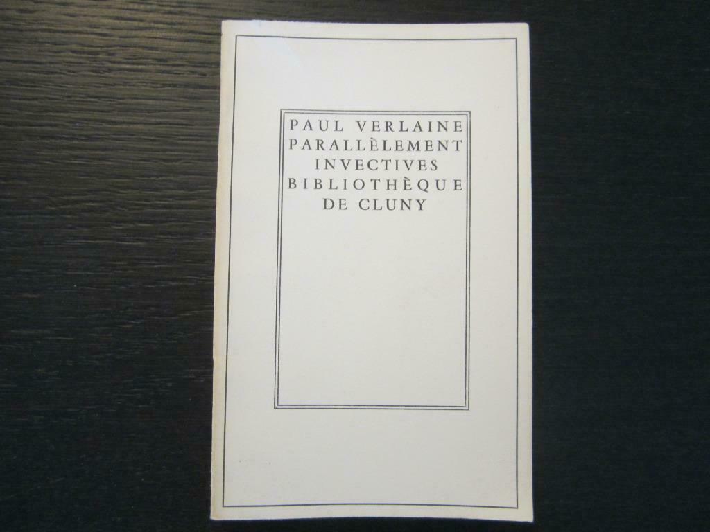Parallèlement / Invectives   (Paul Verlaine), Ophalen of Verzenden