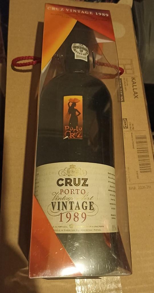 Porto vintage "CRUZ" Millésime exceptionnel 1989, Collections, Autres régions, Enlèvement ou Envoi, Pleine, Comme neuf