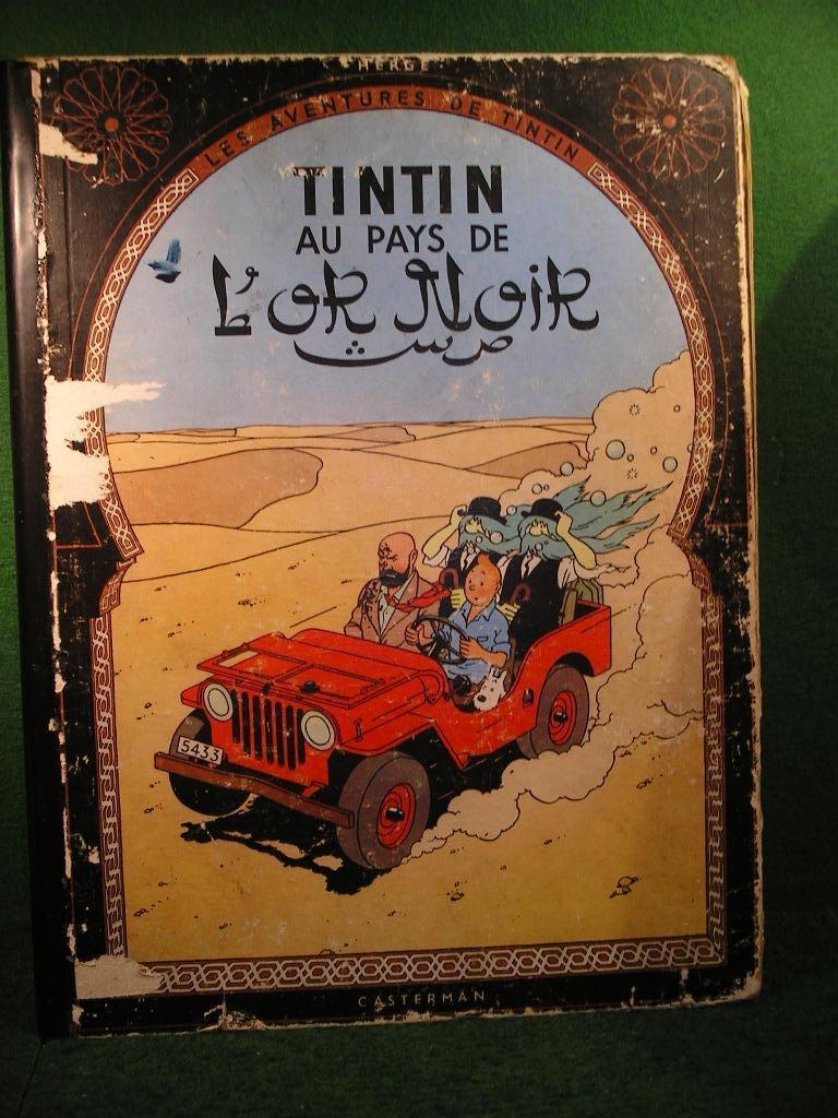 BD:TINTIN AU PAYS DE L'OR NOIR B21BIS 1957, Livres, BD, Enlèvement ou Envoi, Une BD, Utilisé, Hergé