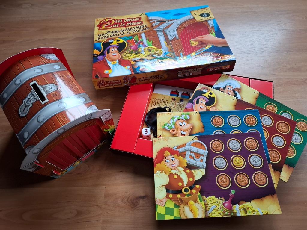 Piet Piraat Grabbelschatkist gezelschapsspel, Hobby en Vrije tijd, Ophalen, Gebruikt, Studio 100