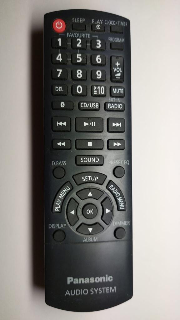 Panasonic N2QAYB001139 afstandsbediening, Audio, Tv en Foto, Afstandsbedieningen, Gebruikt, Origineel, Receiver of Versterker