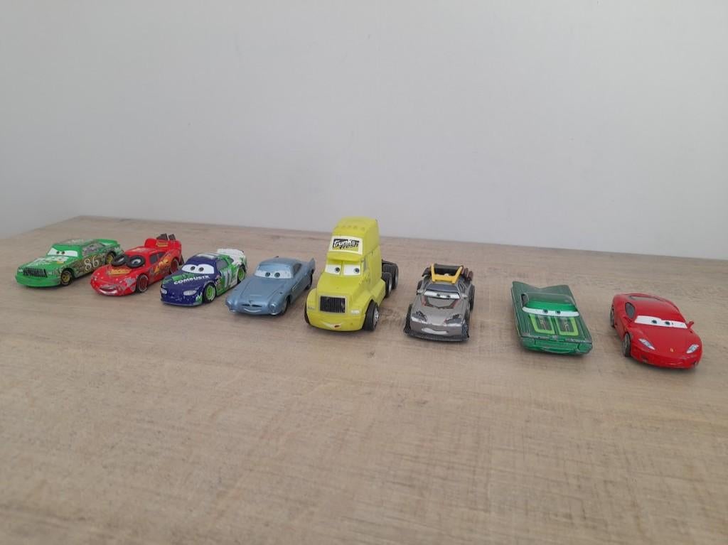 Cars Disney Mattel set van 8 auto's, Ophalen of Verzenden, Gebruikt