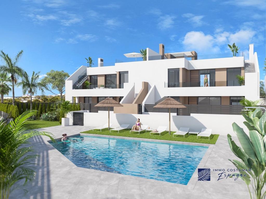Bungalow 3ch a vendre sur le bord de mer en Espagne, Immo, Village, 100 m², Vera playa, Appartement