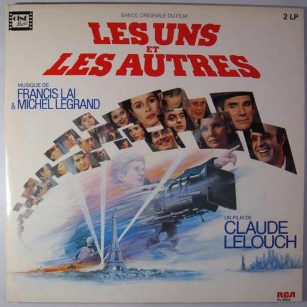 double disque 33 tours" les uns et les autres" francis lai-, Cd's en Dvd's, Ophalen of Verzenden