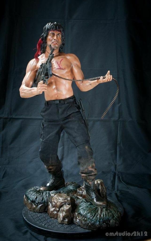 Rambo-beeld, Verzamelen, Ophalen of Verzenden, Zo goed als nieuw, Mens