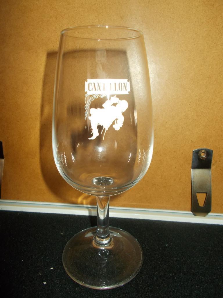 CANTILLON-oud port style proefglas Gueuze-Lambic-hoog 15,5cm, Verzamelen, Biermerken, Zo goed als nieuw, Glas of Glazen, Overige merken