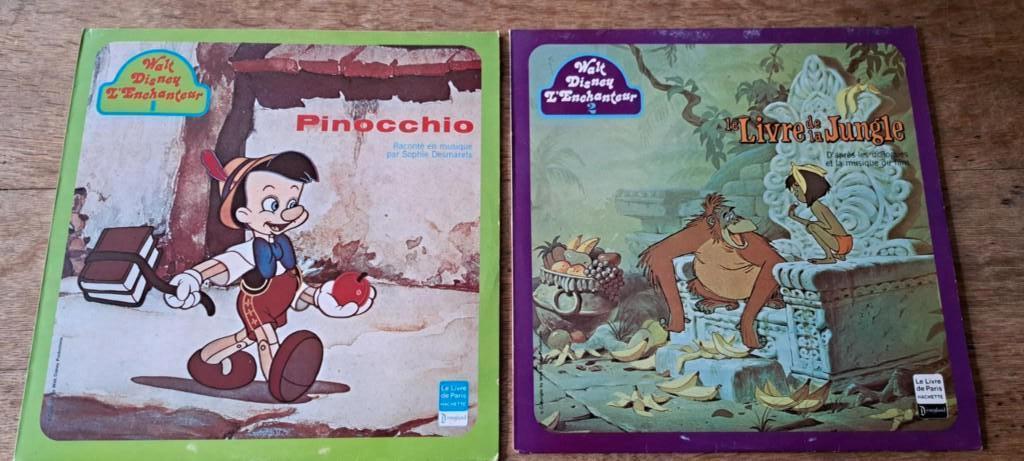 Collection Disney (complète): lot de 8 vinyles 33 Tours, Ophalen of Verzenden