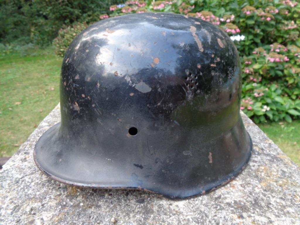 WO 2 brandweer helm schaal, Verzamelen, Ophalen of Verzenden, Overige soorten, Helm of Baret