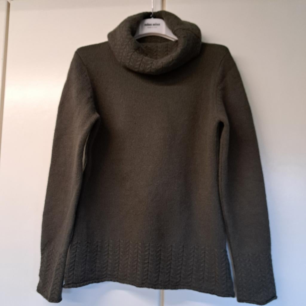 Xandres pull kaki 100 % wol maat M Nieuw, Kleding | Dames, Truien en Vesten, Xandres, Ophalen of Verzenden, Nieuw, Maat 38/40 (M)
