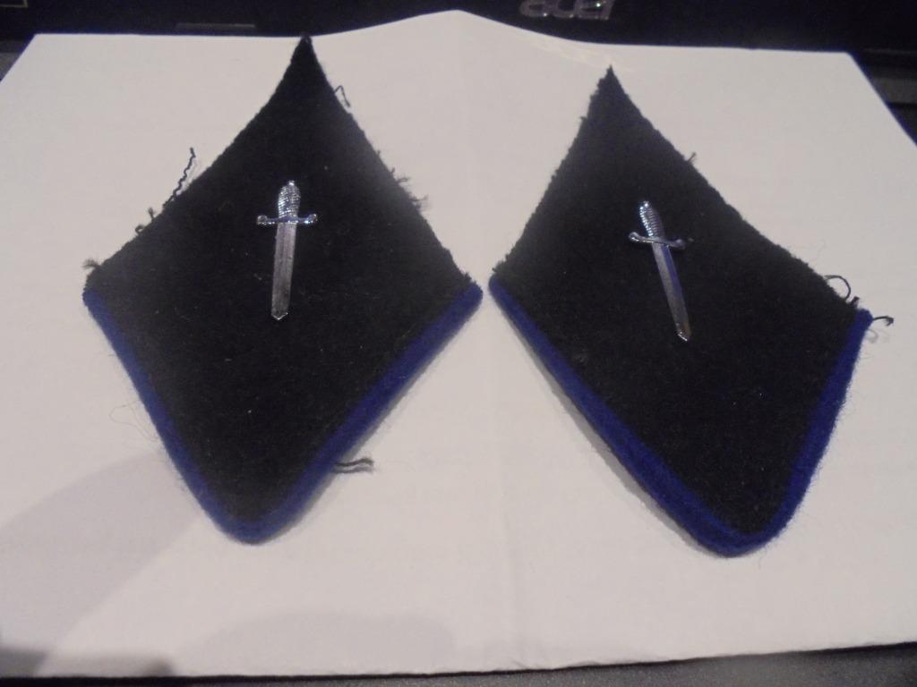 politie kraagspiegels verzamelobject, Ophalen of Verzenden, Rijkswacht, Embleem of Badge