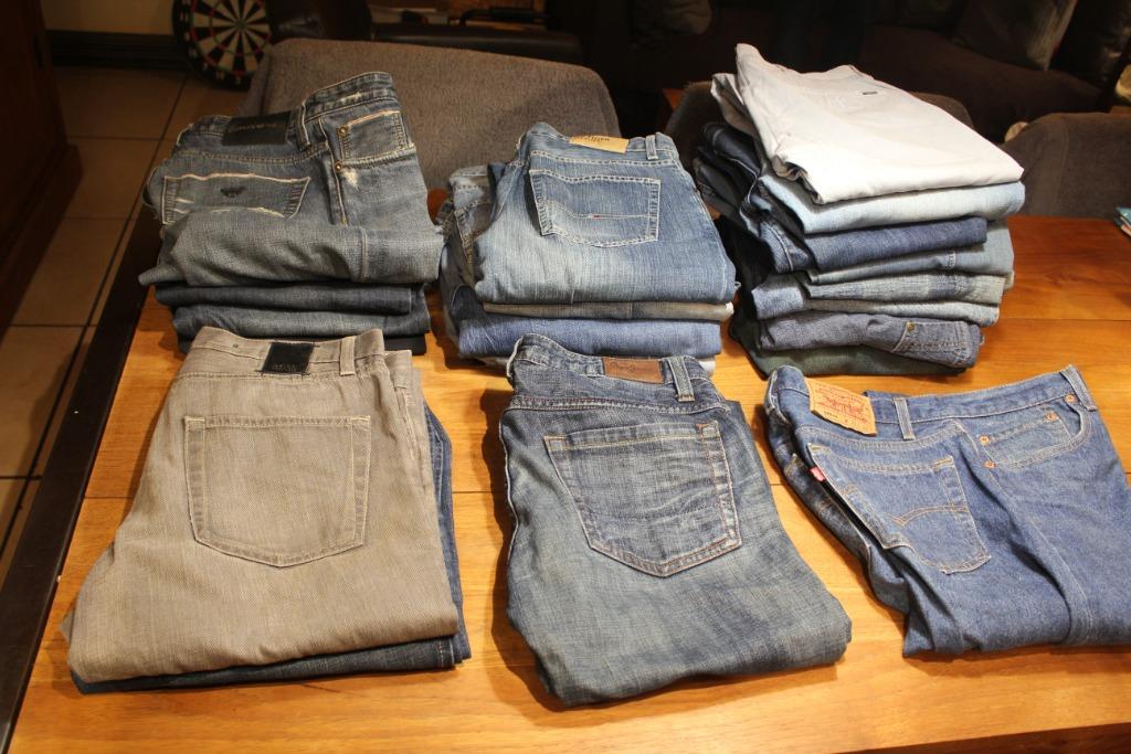 Jeans herenbroeken, Kleding | Heren, Spijkerbroeken en Jeans, Zo goed als nieuw, W32 (confectie 46) of kleiner, Overige kleuren