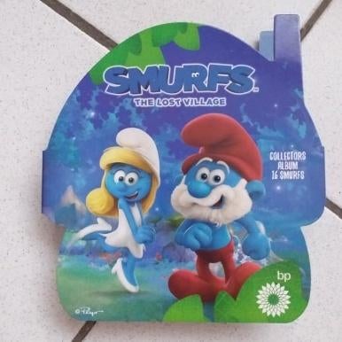 Schtroumpf stickeez BP smurf, Verzamelen, Smurfen, Zo goed als nieuw, Stripboek, Ophalen of Verzenden