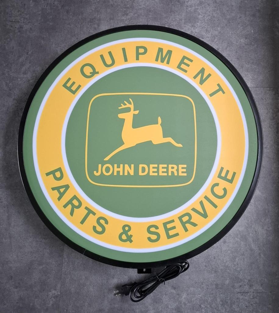 John Deere parts service reclame decoratie lamp verlichting, Collections, Marques & Objets publicitaires, Enlèvement ou Envoi