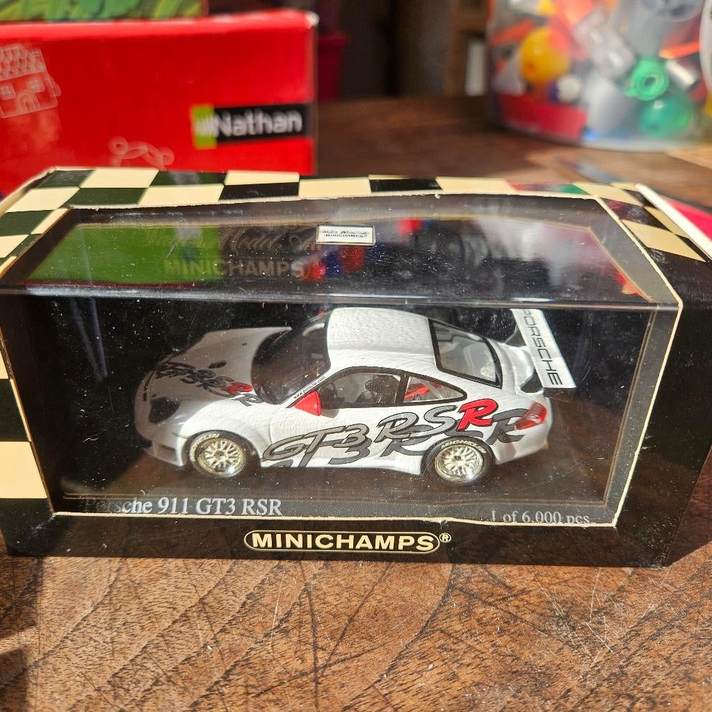 Porsche 911 GT3 RSR Présentation 2003 1/43, Enlèvement ou Envoi, Neuf, Voiture, MiniChamps