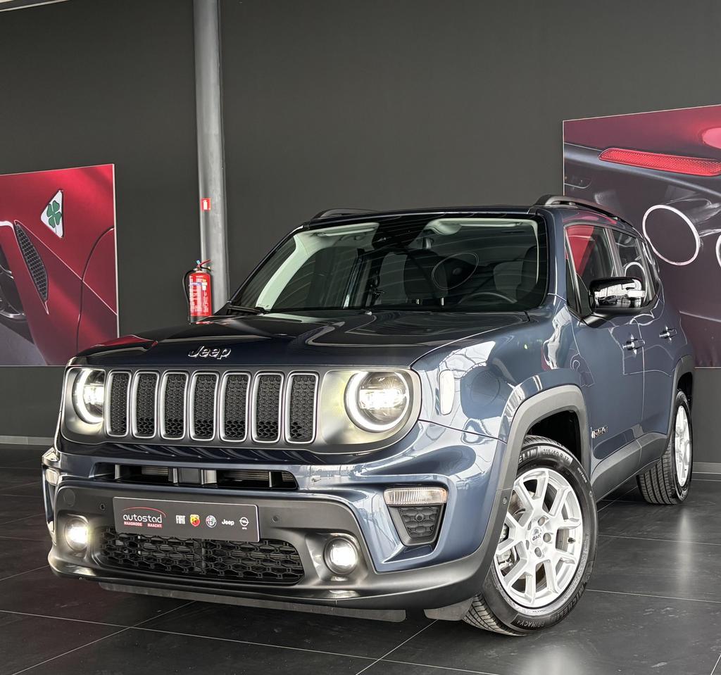 Jeep Renegade Limited *** Jeep Renegade – Limited – 1.5, Auto's, Automaat, Blauw, 127 g/km, 5 deurs
