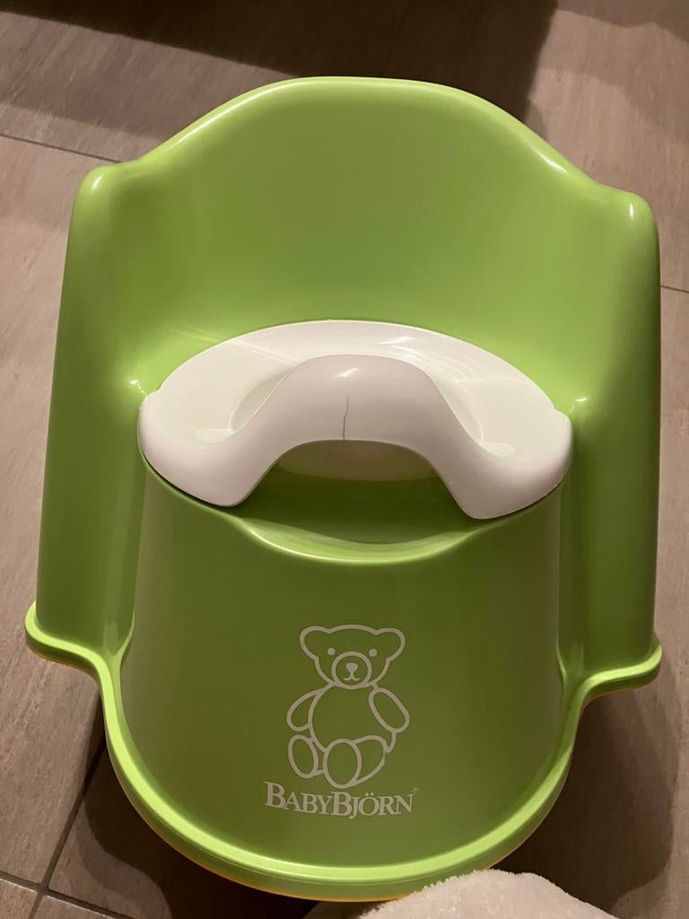 Babybjorn potje, Ophalen, Gebruikt