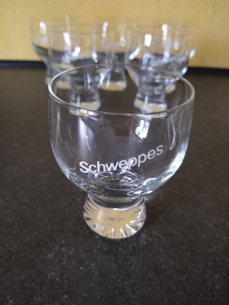6 Schweppes glazen, Verzamelen, Ophalen