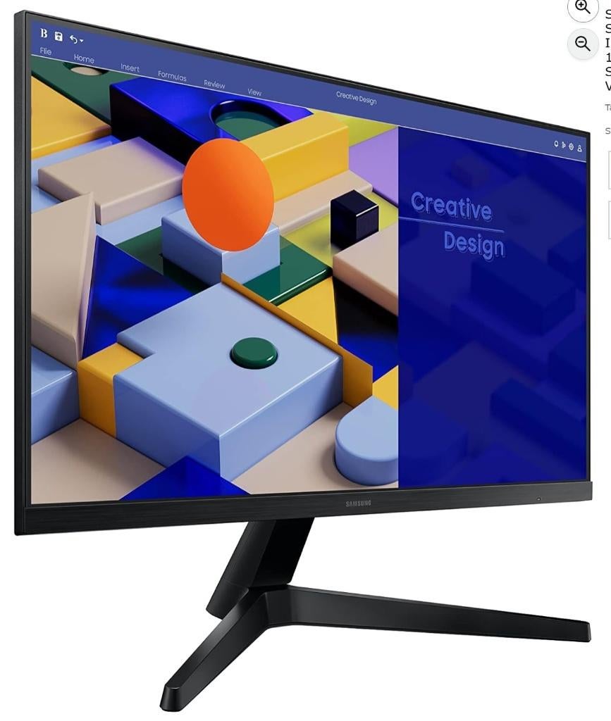 Écran Samsung S31C 27” IPS FHD – 75 Hz HDMI & VGA, Neuf, 3 à 5 ms, IPS, Enlèvement ou Envoi