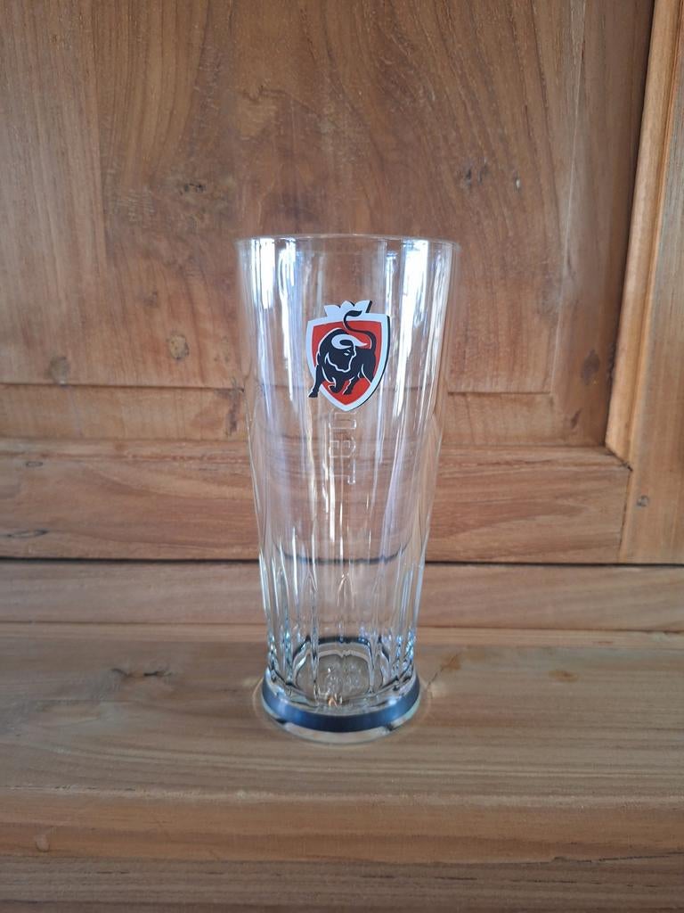 Groot Jupiler glas 33 cl Tauro, Verzamelen, Biermerken, Ophalen, Jupiler