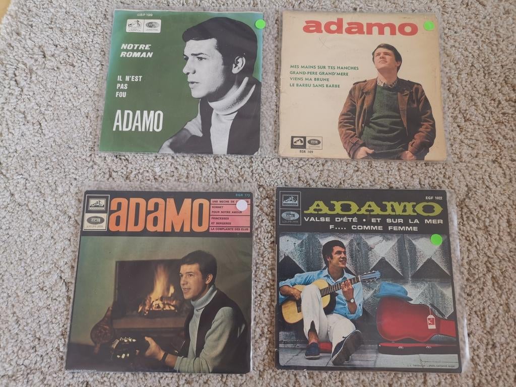 ADAMO Lot 10 x 45 T, Enlèvement ou Envoi, Utilisé