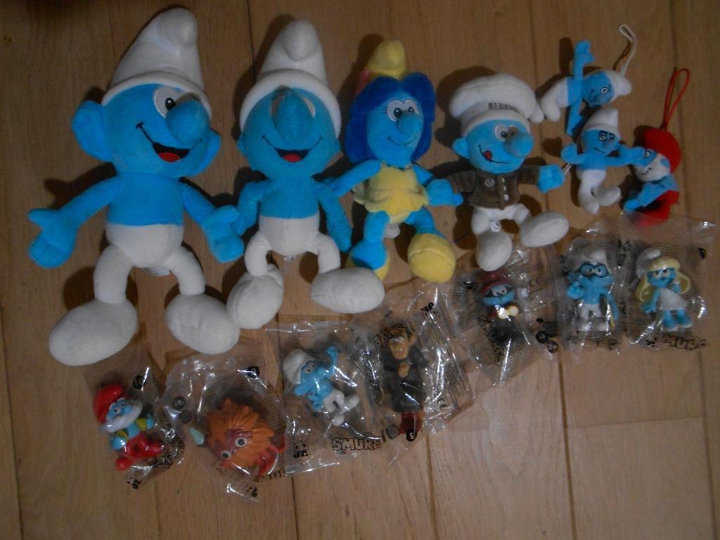 peluche figurine Schtroumpf, Peyo, Neuhaus, McDo Burger King, Verzamelen, Smurfen, Zo goed als nieuw, Poppetje, Figuurtje of Knuffel