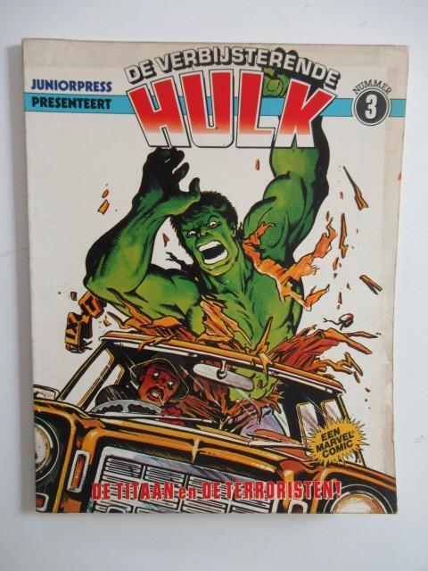 de hulk...nr.3...de titaan en de terroristen.............1st, Boeken, Stripverhalen, Ophalen of Verzenden, Gelezen