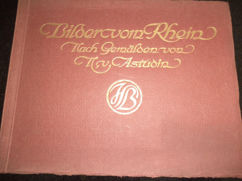 1923 'Bilder vom Rhein' von Astudin, album peintures photo's, Enlèvement ou Envoi