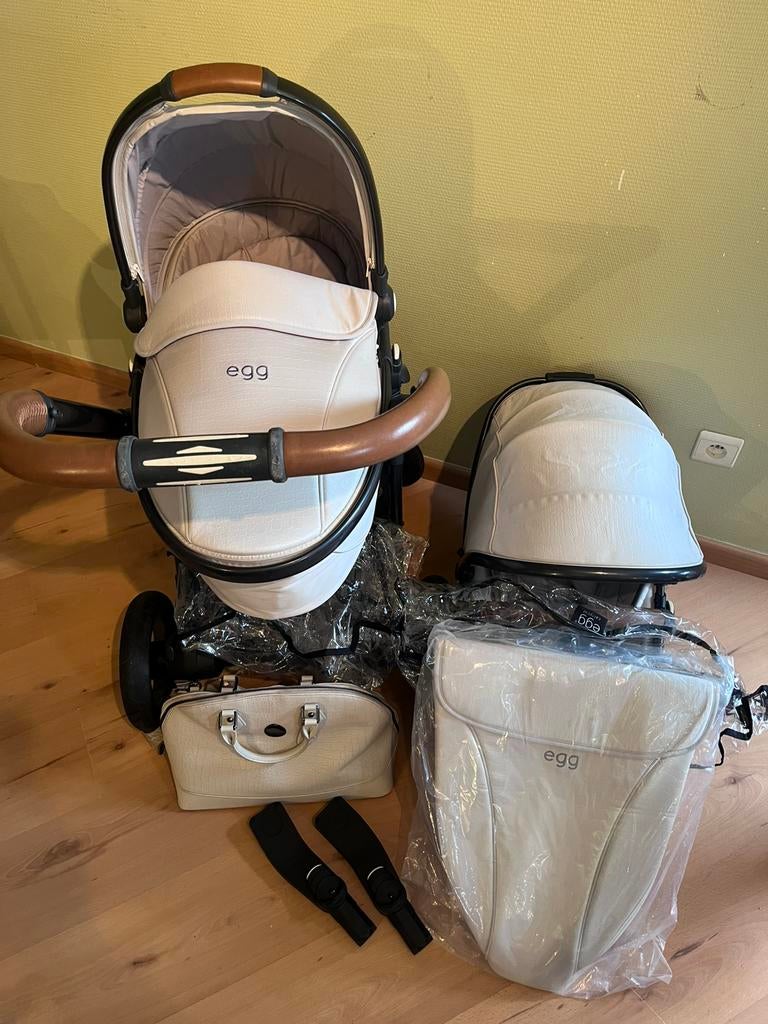 Egg Stroller - Special Edition Jurassic Cream Travel Set, Gebruikt, Verstelbare duwstang, Ophalen, Kinderwagen