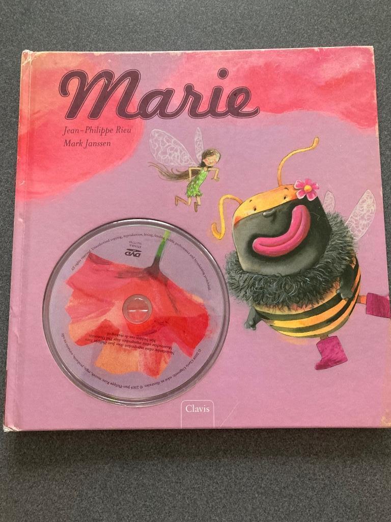 leesboek "Marie" + DVD voor kinderen vanaf 4 jaar, Boeken, Jean Philippe Rieu, Ophalen of Verzenden, Zo goed als nieuw, Gouden boekje