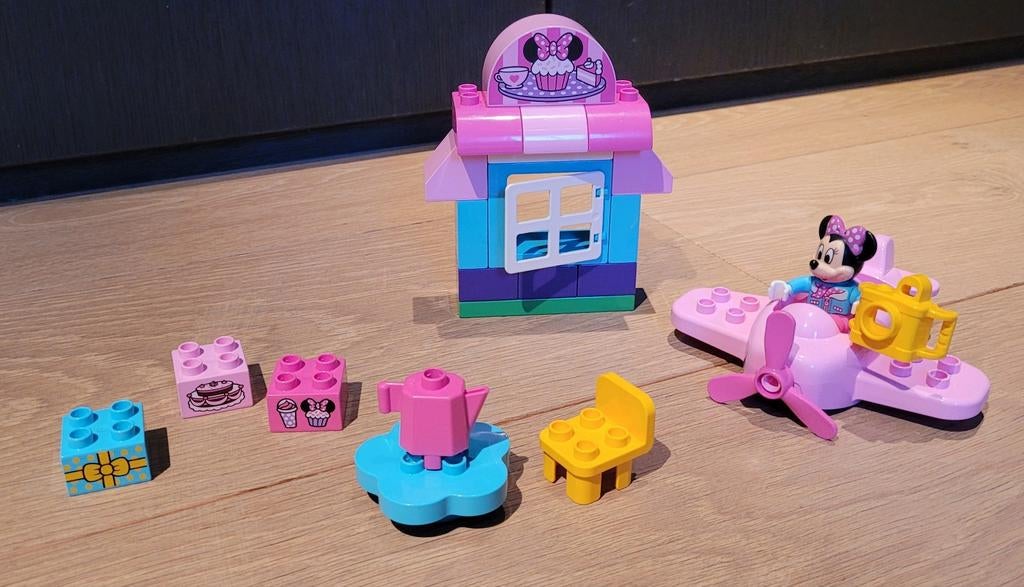 Lego Duplo 10830 - minnie's theehuis, Ophalen of Verzenden, Zo goed als nieuw, Complete set, Duplo