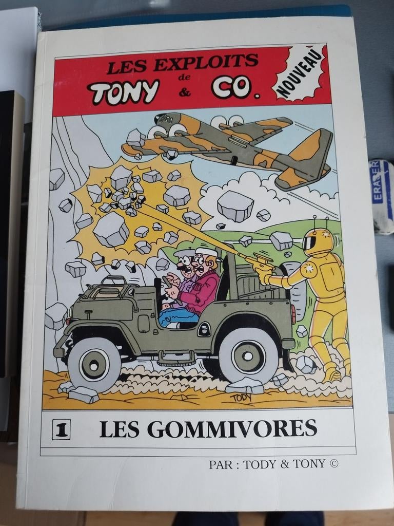 Les exploits de Tony and Co Les gommivores, Une BD, Enlèvement ou Envoi, Comme neuf